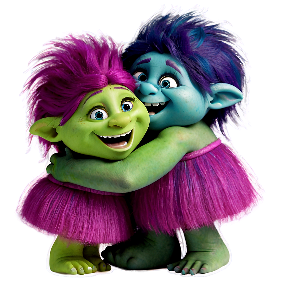 Trolls Group Hug Png Nkx43 PNG Image