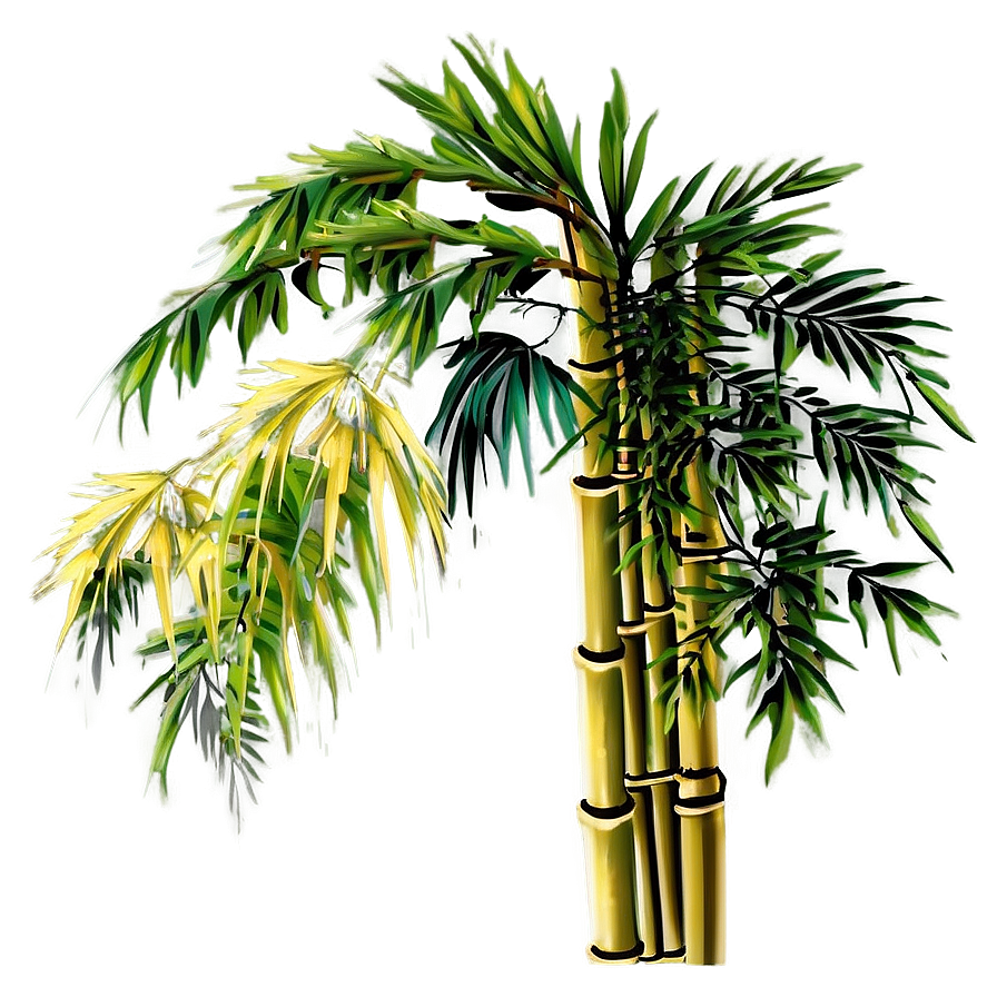 Tropical Bamboo Plants Png Euw28 PNG Image