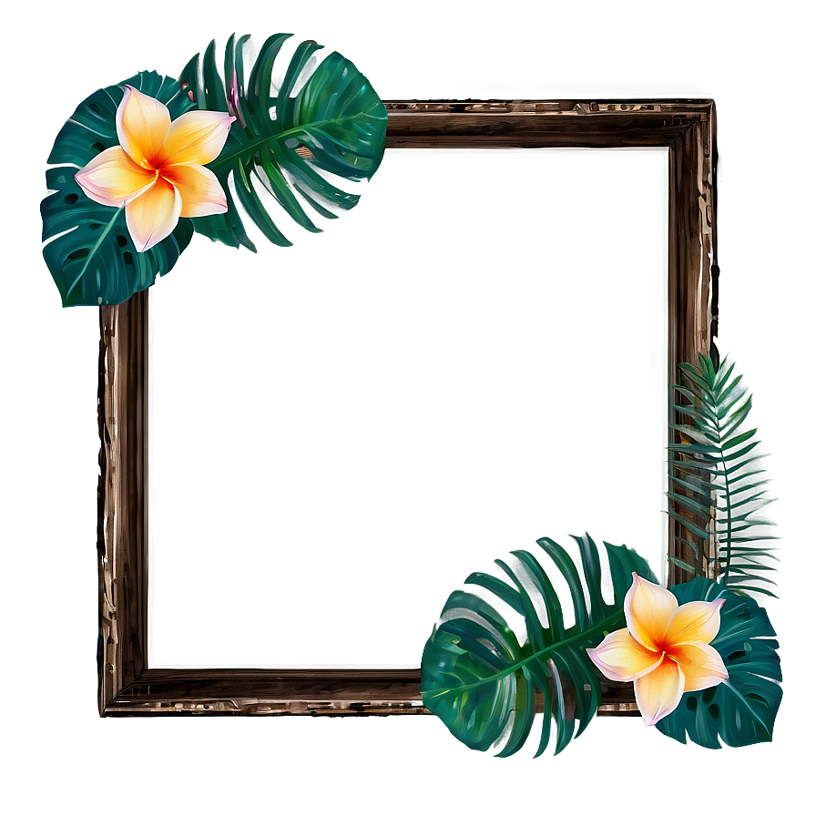 Tropical Escape Frame Png 21 PNG Image