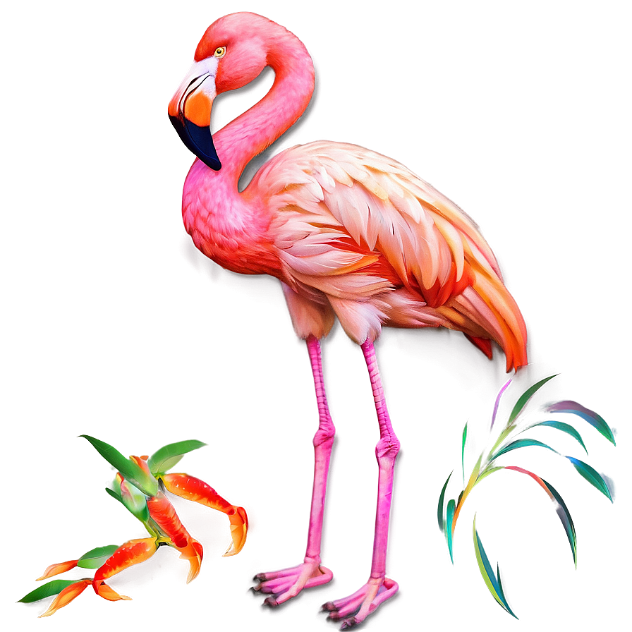 Tropical Flamingo Fiesta Png Cum PNG Image