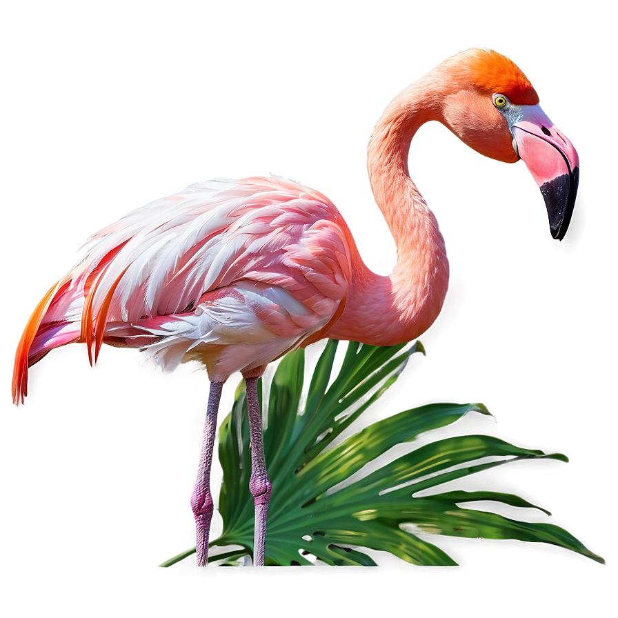 Tropical Flamingo Oasis Png Aid42 PNG Image