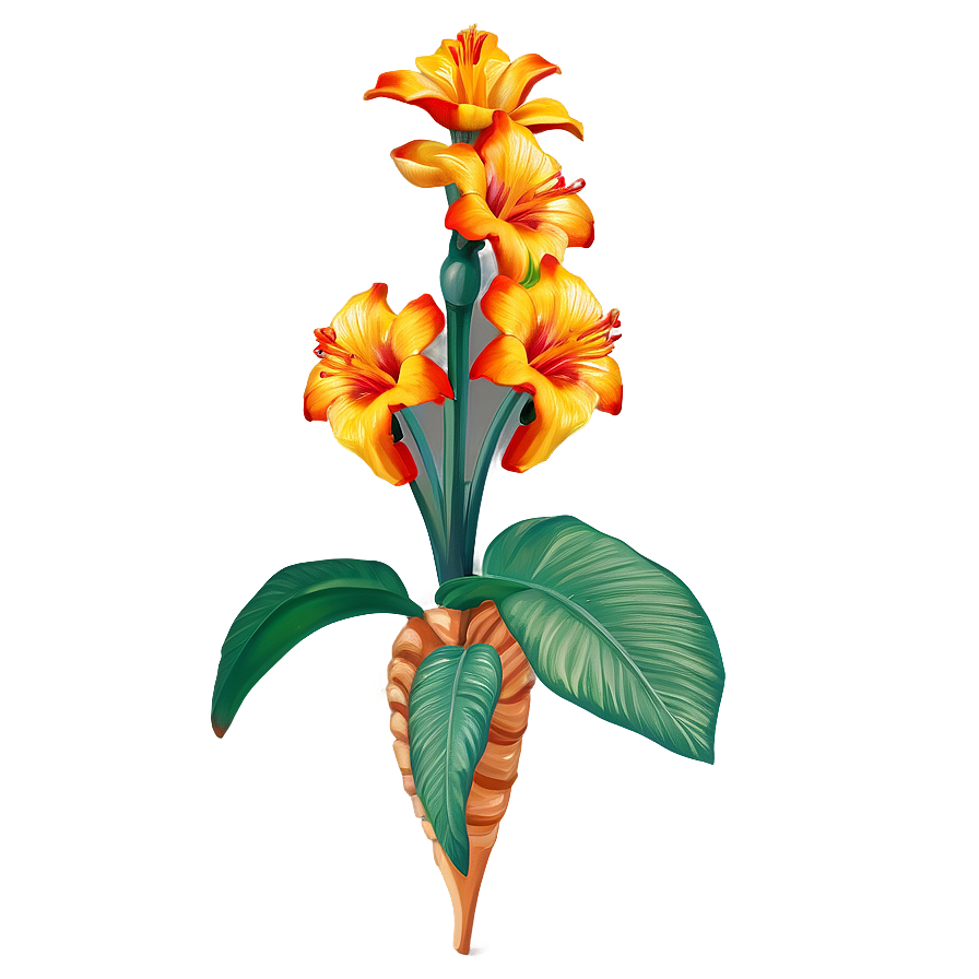 Tropical Flowering Plant Png Xit PNG Image