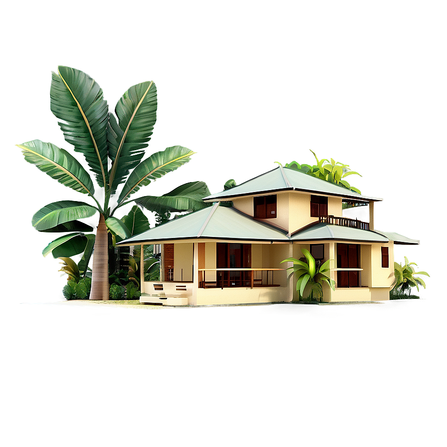 Tropical Houses Png 05252024 PNG Image