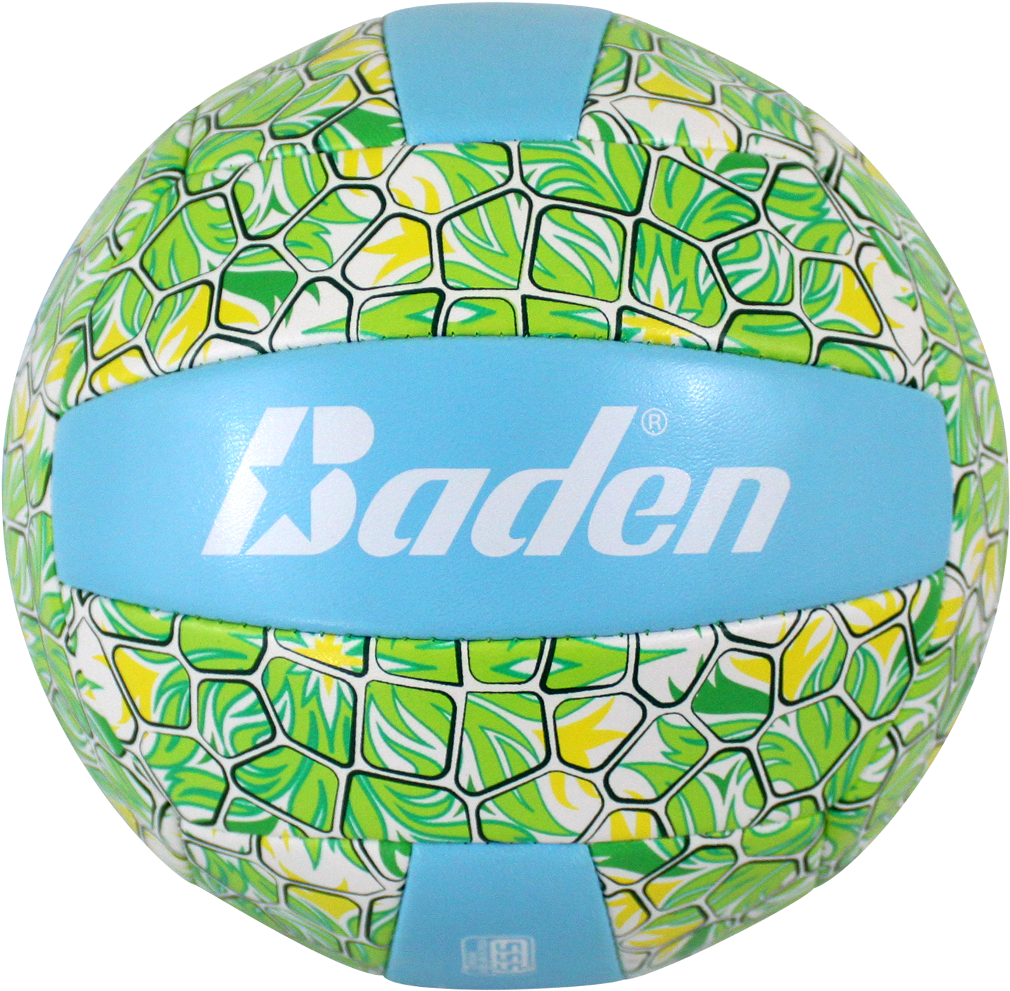 Tropical Leaf Design Volleyball Baden PNG Image