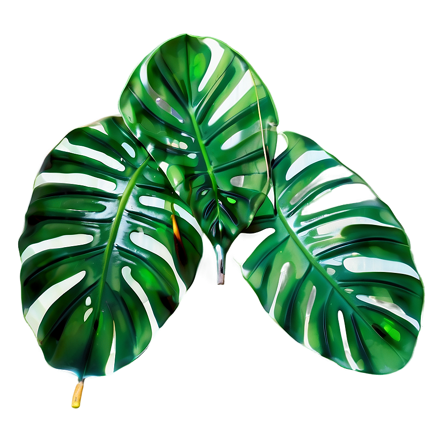 Tropical Leaf Digital Png 11 PNG Image