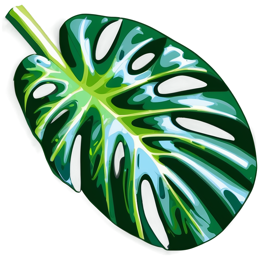 Tropical Monstera Leaf Png Vbk89 PNG Image