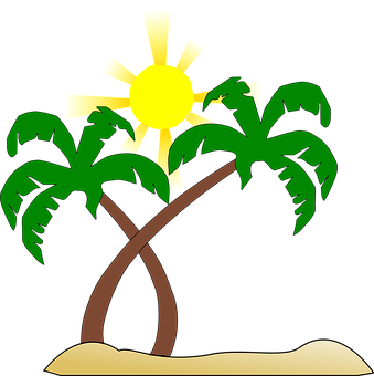 Tropical_ Nighttime_ Palm_ Silhouette PNG Image