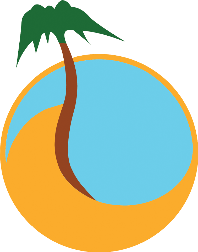 Tropical Oasis Icon PNG Image