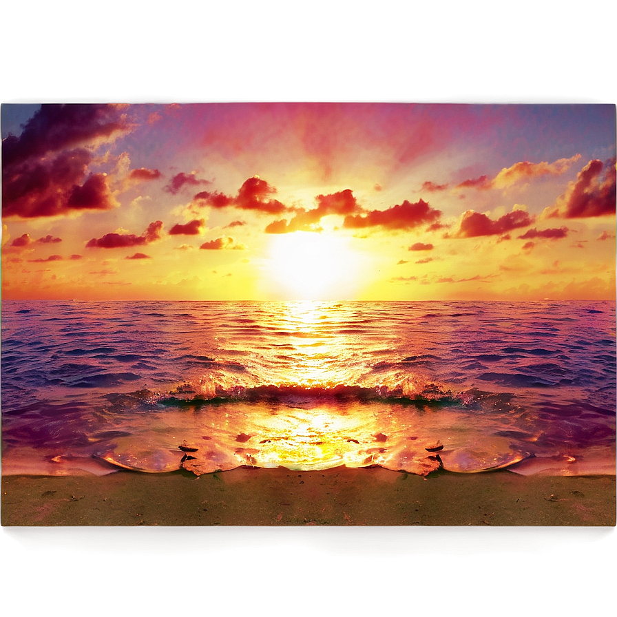 Tropical Ocean Sunset Png 81 PNG Image