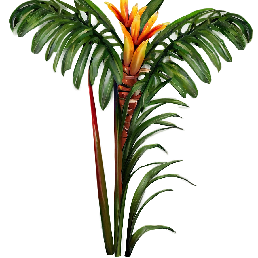 Tropical Plant Design Png 06252024 PNG Image