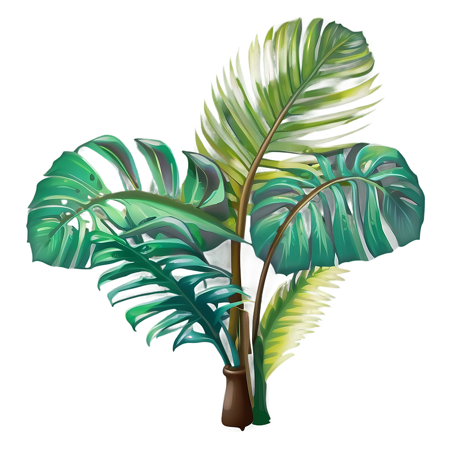 Tropical Plant Outline Png 06272024 PNG Image