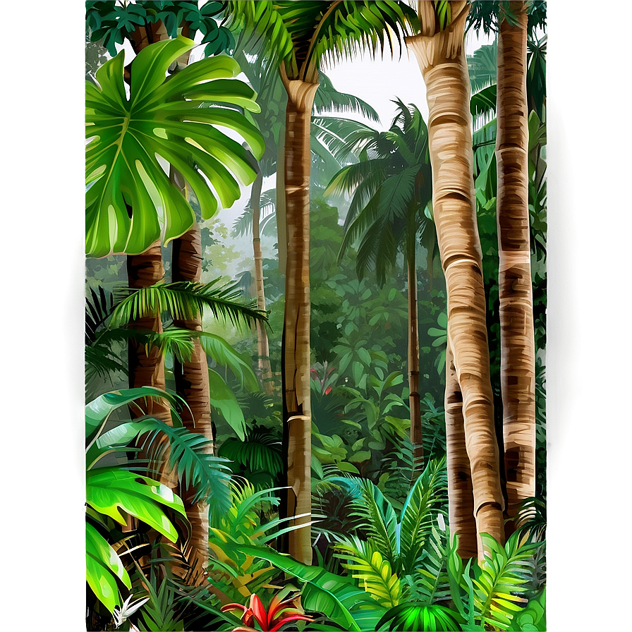 Tropical Rainforest View Png 46 PNG Image