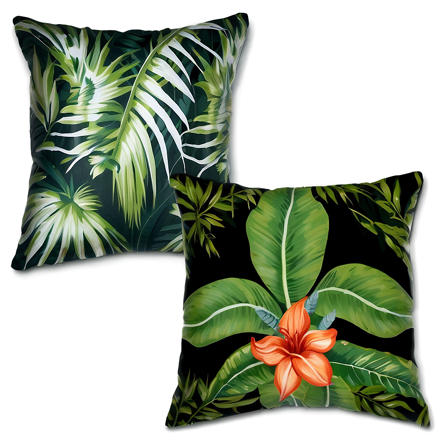 Tropical Throw Pillow Png Ctb PNG Image