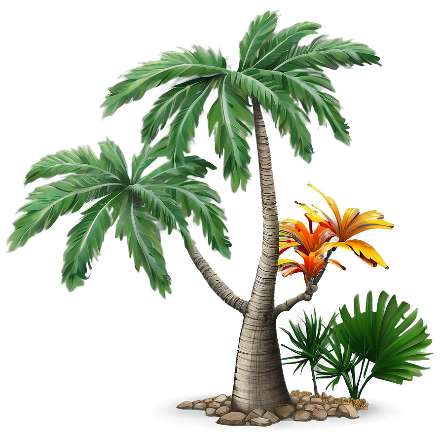 Tropical Tree Drawing Png 06122024 PNG Image