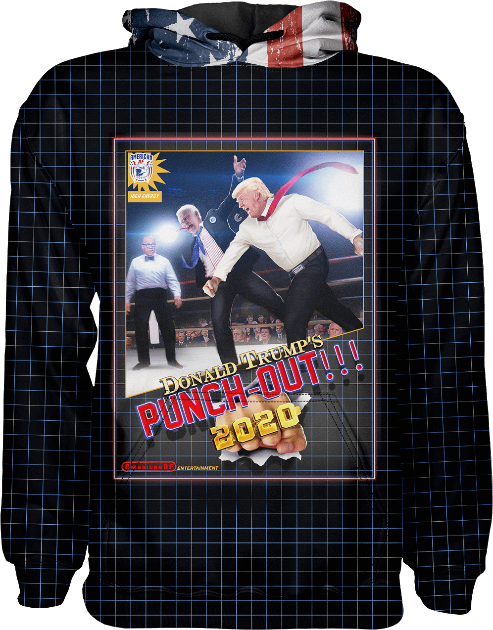 Trump Punch Out2020 Shirt Design PNG Image