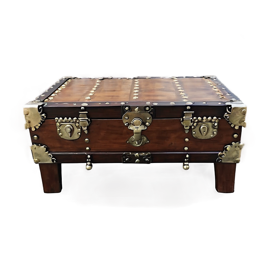 Trunk Coffee Table Png 06262024 PNG Image