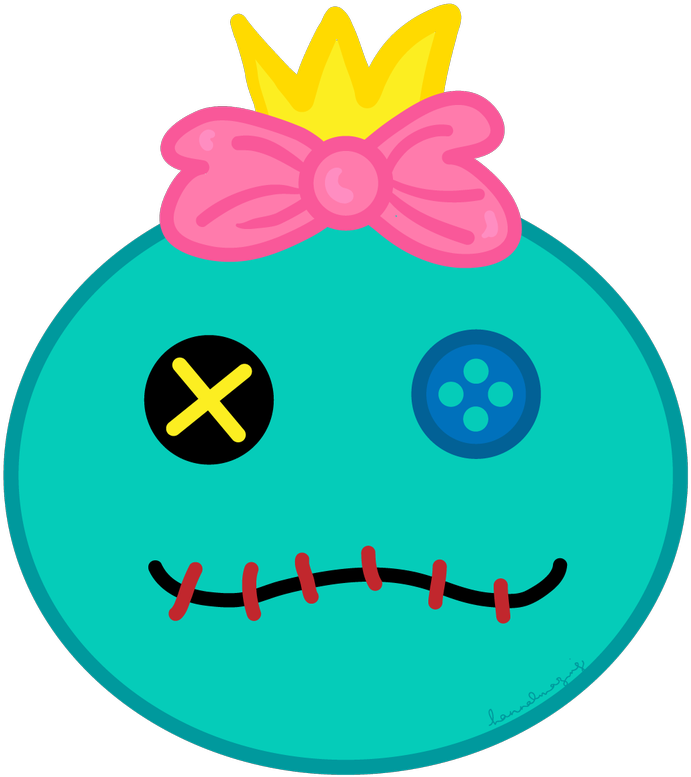 Tsum Tsum Characterwith Crownand Bow PNG Image