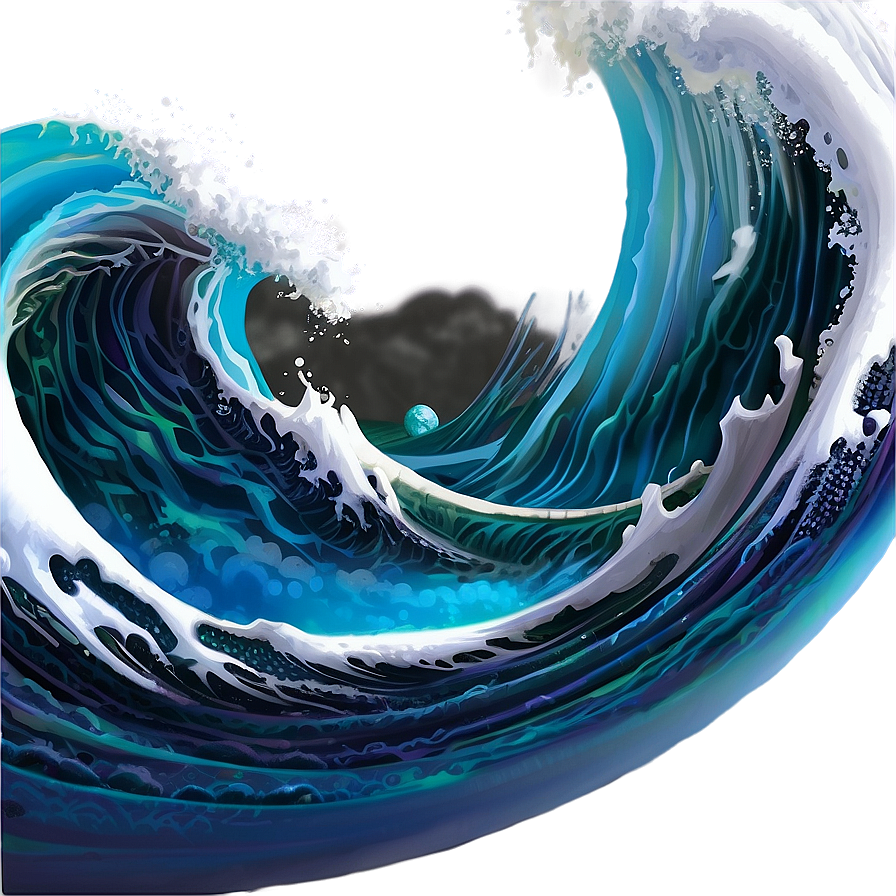 Tsunami Rising Wave Png Jhh PNG Image