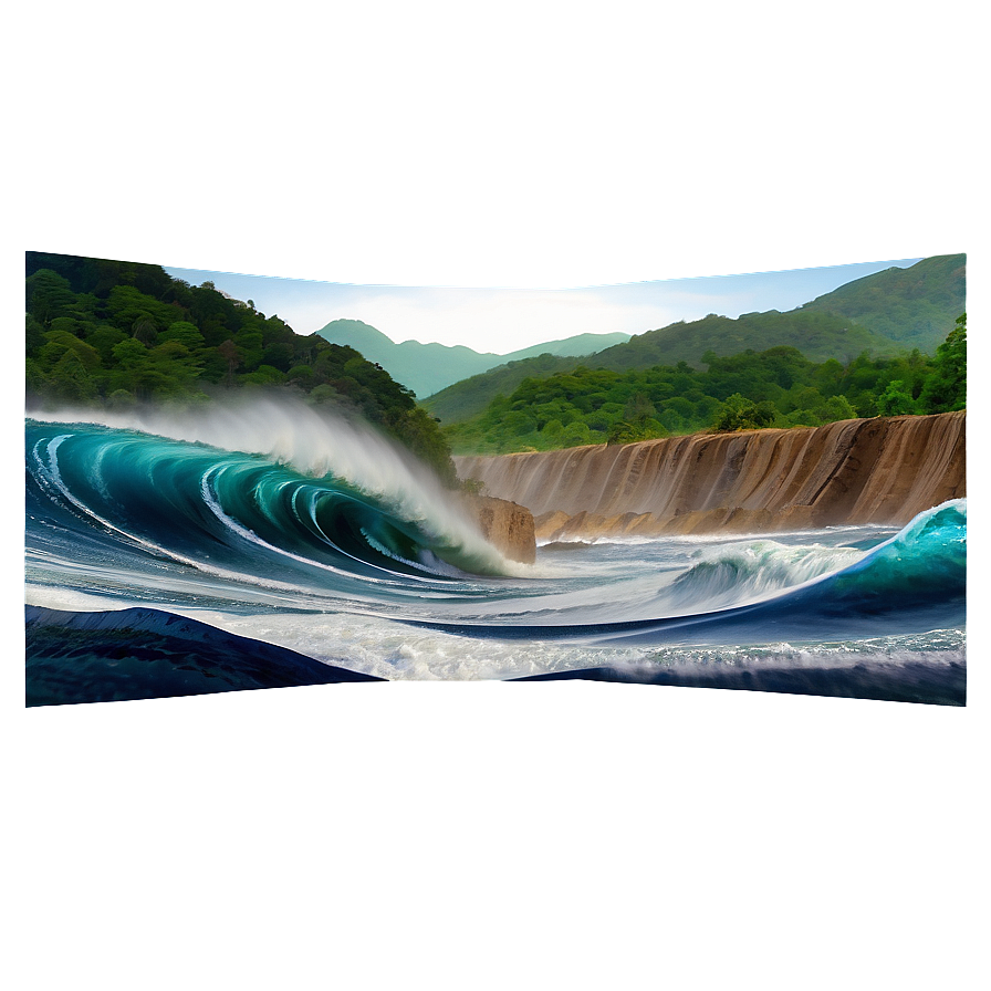 Tsunami Scene Png 96 PNG Image