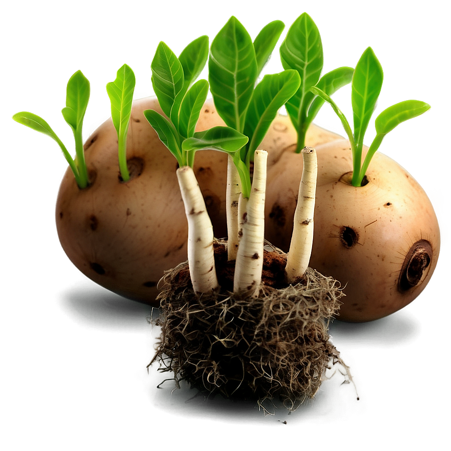 Tuber Seedlings Png 05252024 PNG Image