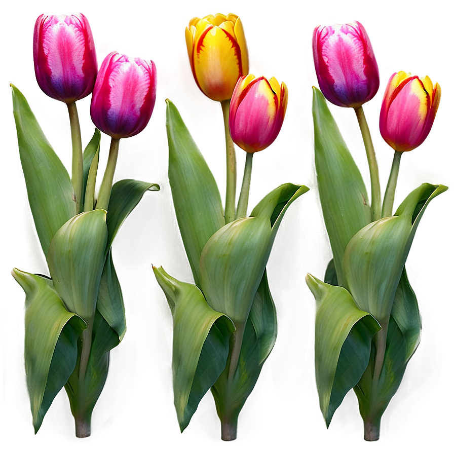 Tulip Field Png Hsm34 PNG Image