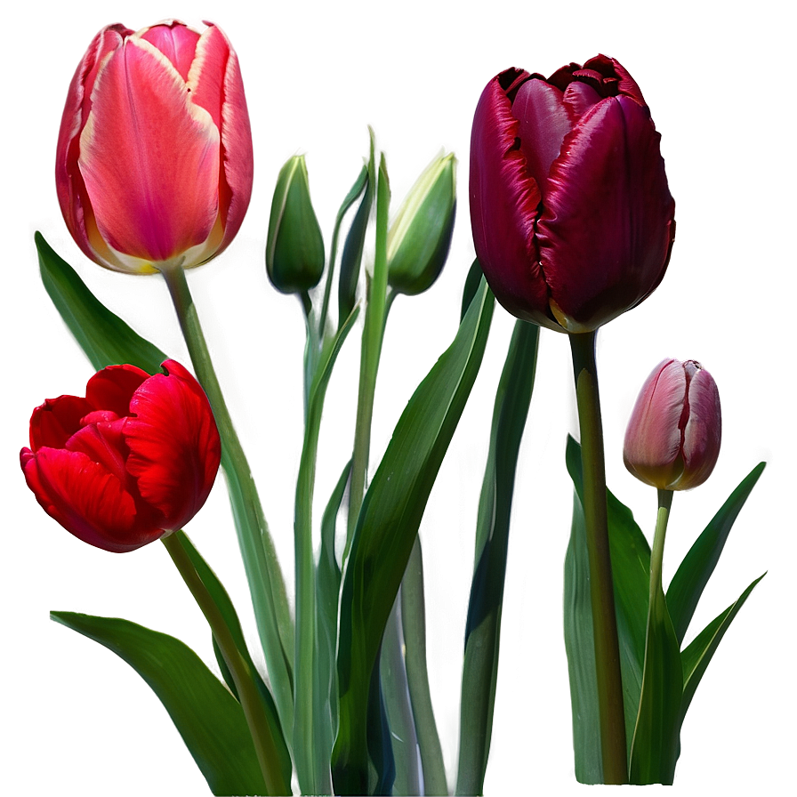 Tulips And Sky Png 83 PNG Image