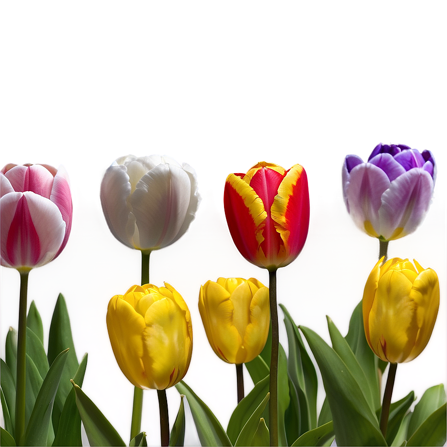 Tulips And Sky Png Hvt20 PNG Image