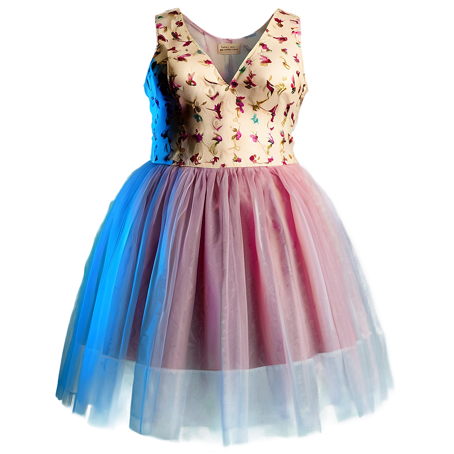 Tulle Skirt Dress Png Tay21 PNG Image