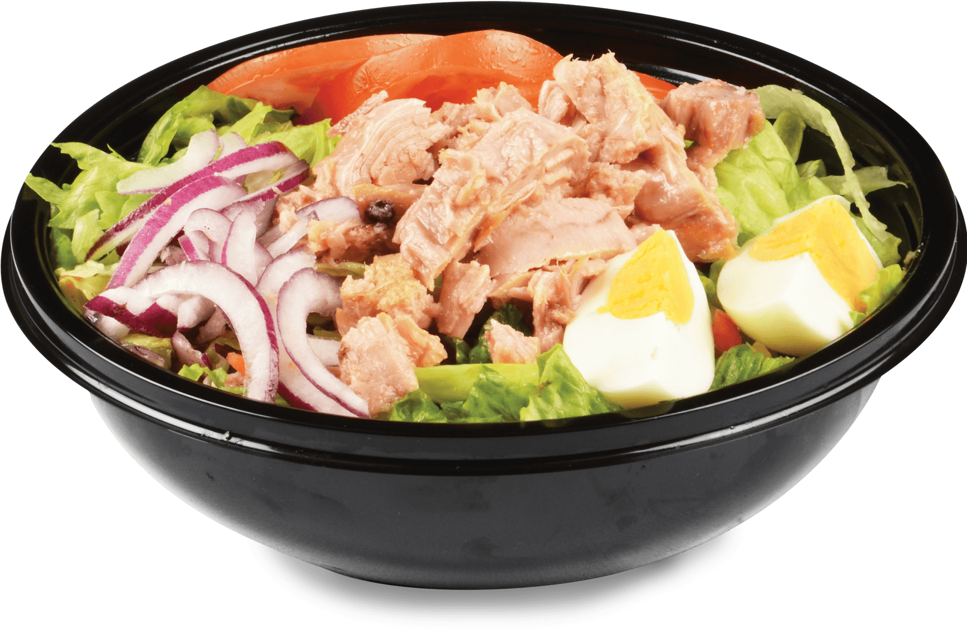 Tuna Salad Bowl Fresh Ingredients PNG Image