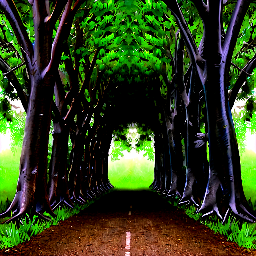 Tunnel Of Trees Png Epm PNG Image