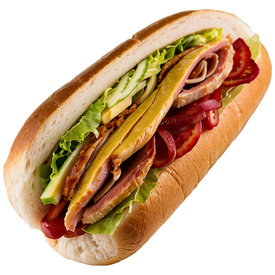 Turkey Sub Sandwich Png 33 PNG Image