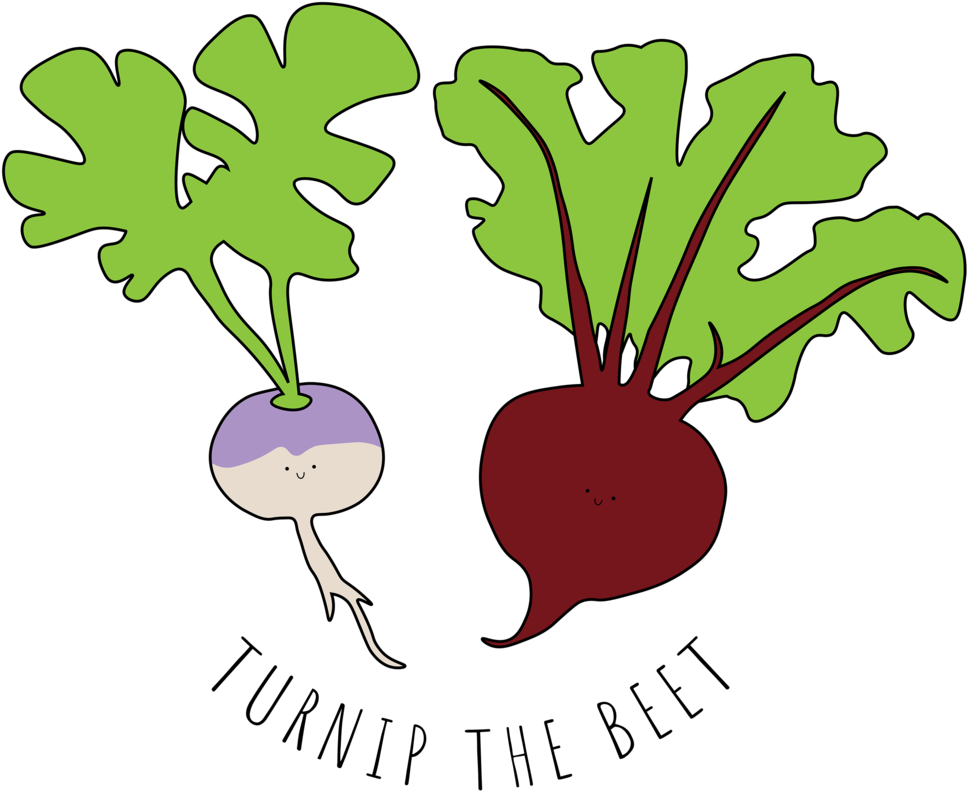 Turnipand Beet Cartoon Illustration PNG Image