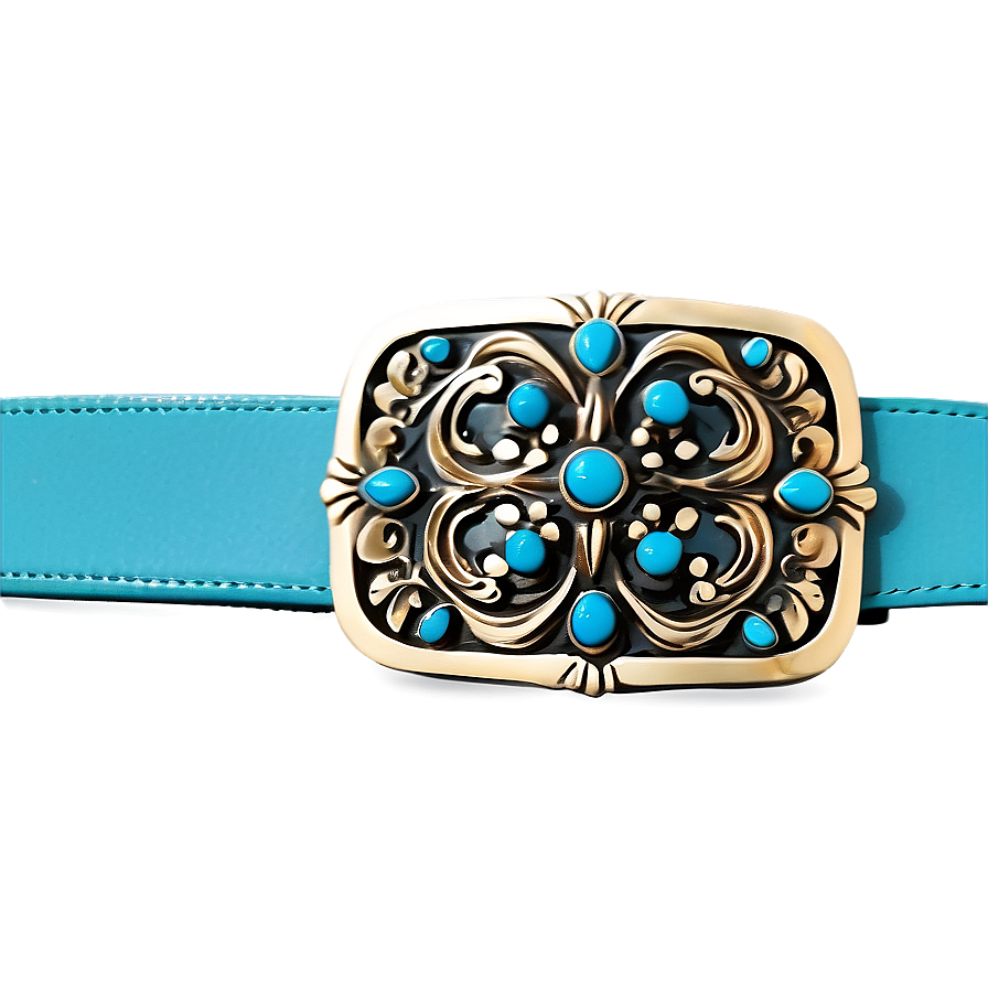 Turquoise Belt Buckle Png Umc21 PNG Image