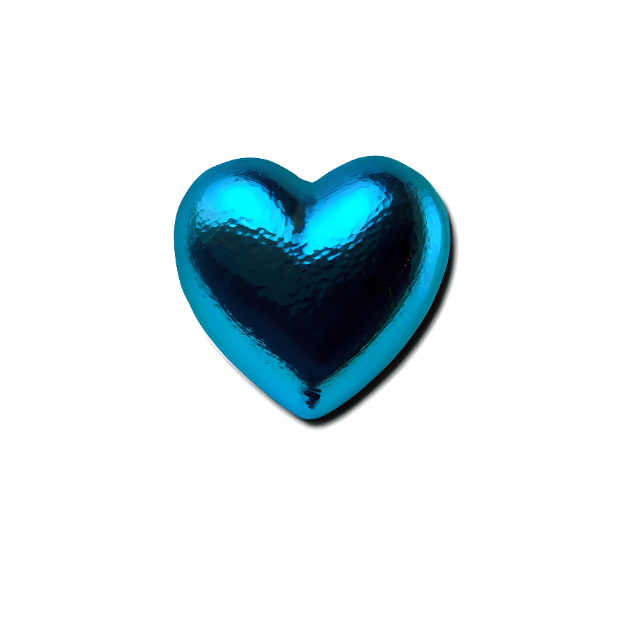 Turquoise Blue Heart Png Kir PNG Image