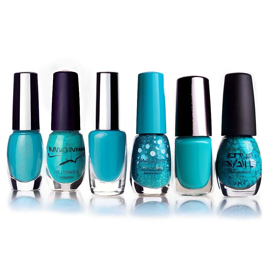 Turquoise Nail Polish Png 79 PNG Image