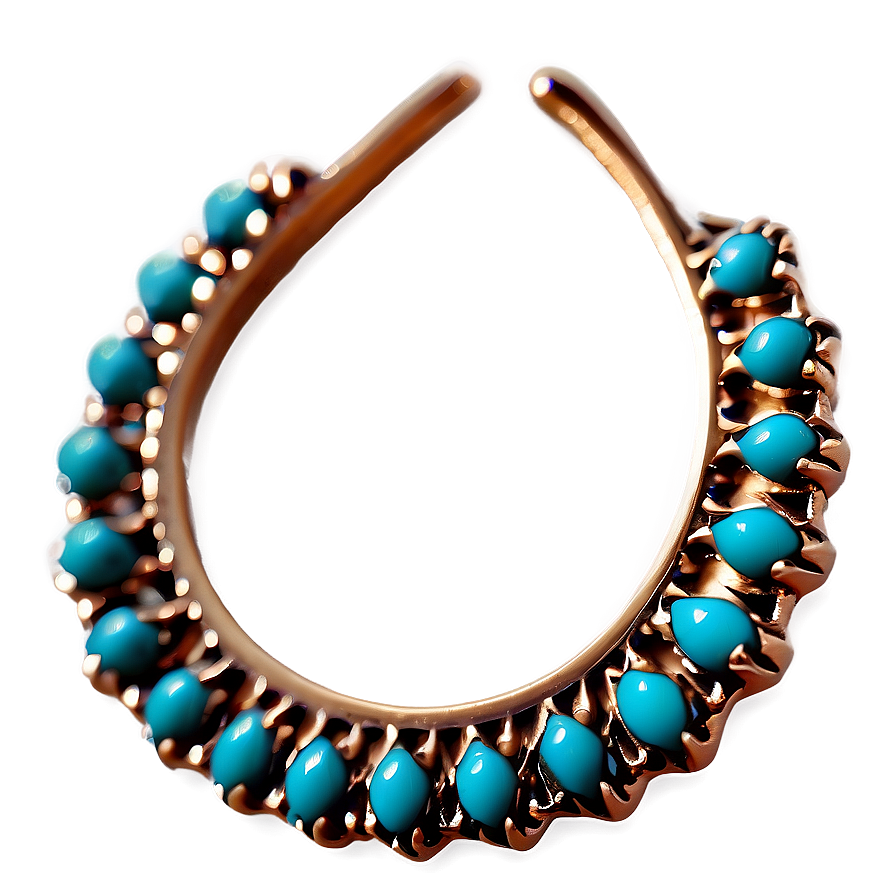 Turquoise Nose Ring Png Lgv84 PNG Image