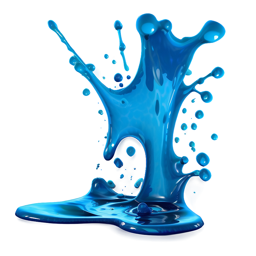 Turquoise Paint Splash Png 05242024 PNG Image