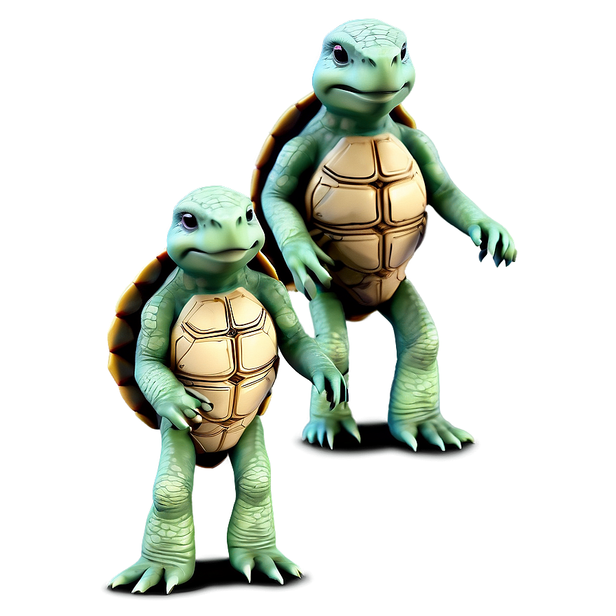 Turtle Family Walking Together Png 99 PNG Image