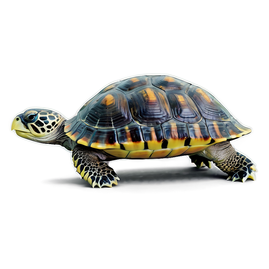 Turtle In Ocean Scene Png Dot3 PNG Image