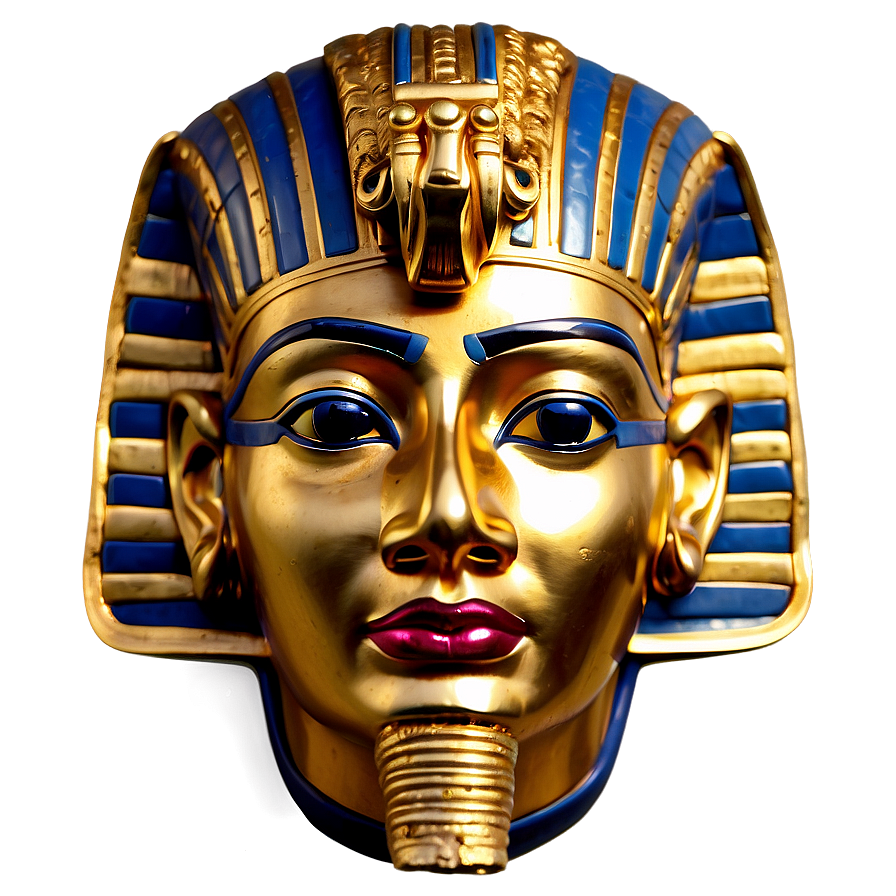 Tutankhamun's Golden Mask Png 37 PNG Image