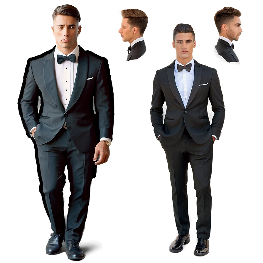 Tuxedo Style For Young Men Png Gej PNG Image