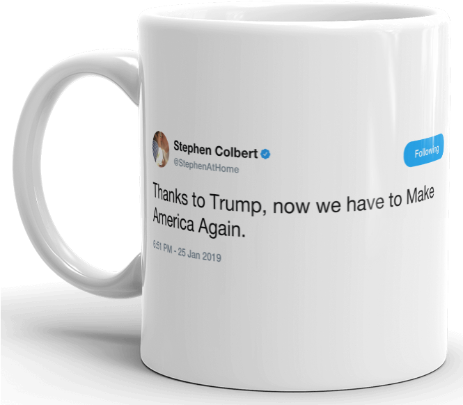 Tweet Mug Make America Again PNG Image