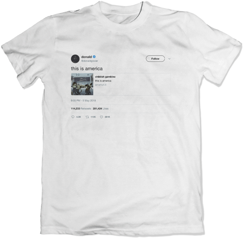 Tweet Printed T Shirt PNG Image