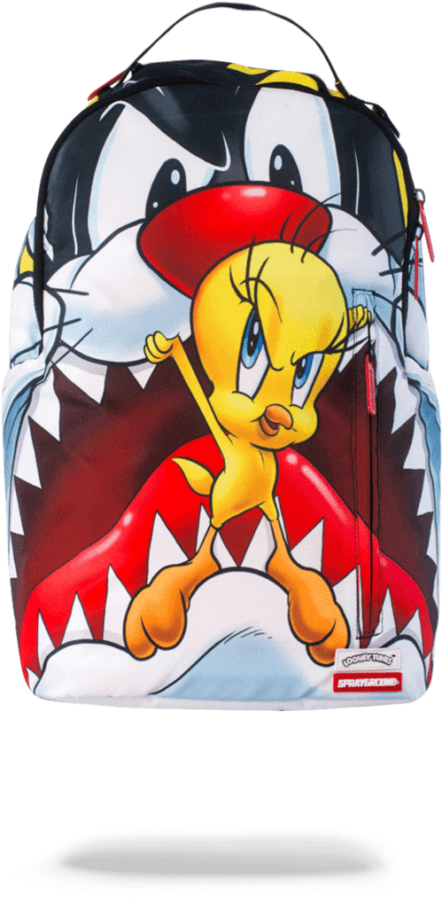 Tweety Backpack Design PNG Image