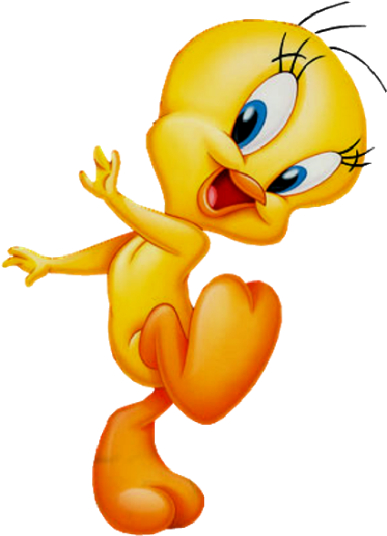 Tweety Bird Pose PNG Image