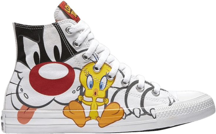 Tweety Themed Sneaker PNG Image