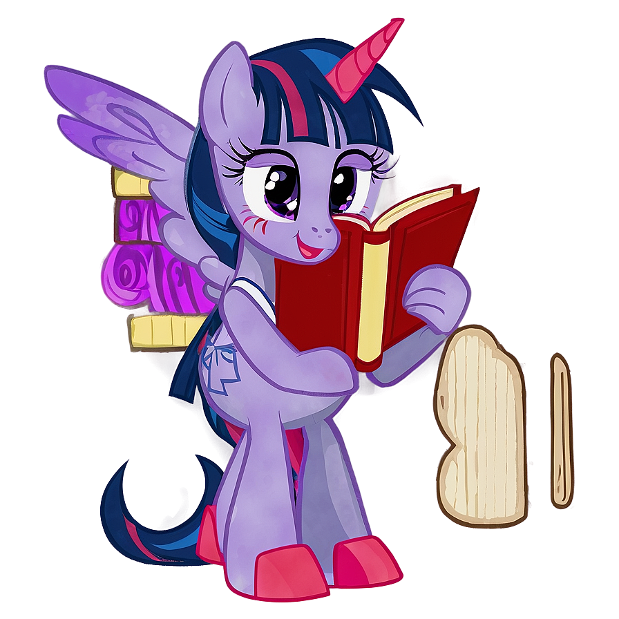 Twilight Sparkle Bookworm Png Dpt1 PNG Image