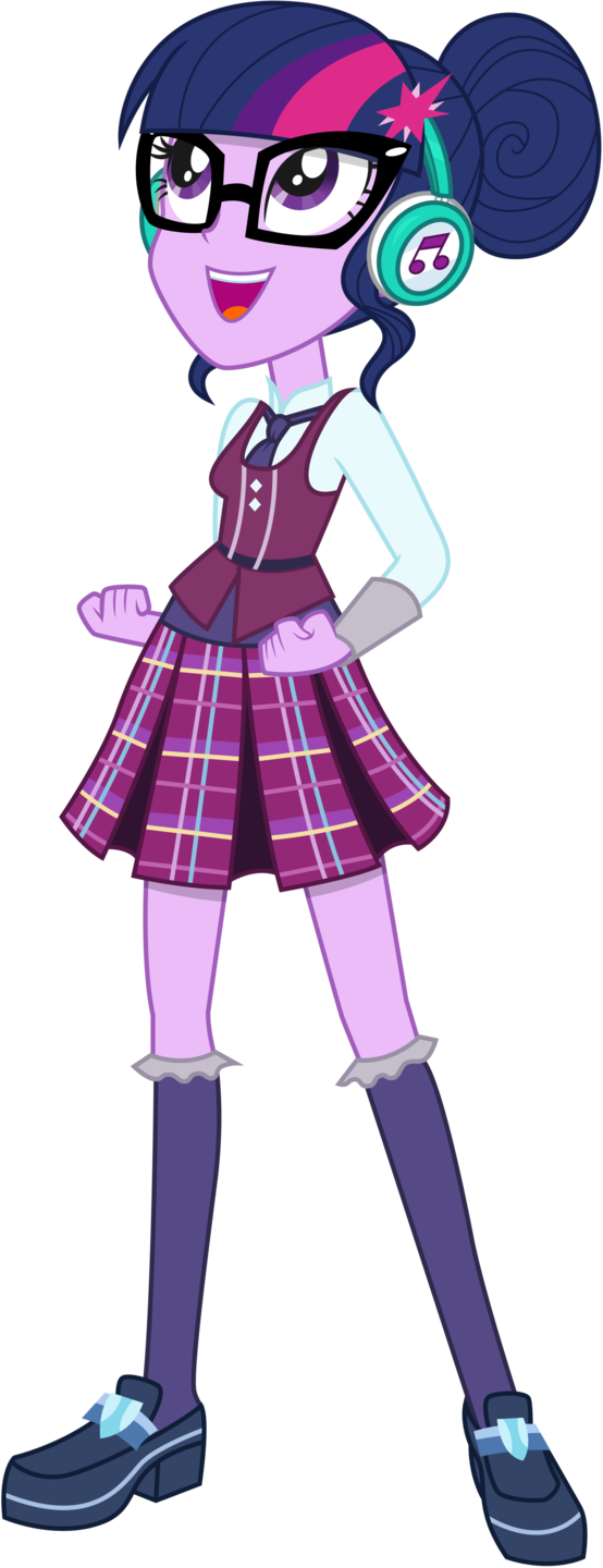 Twilight Sparkle Equestria Girls Character PNG Image