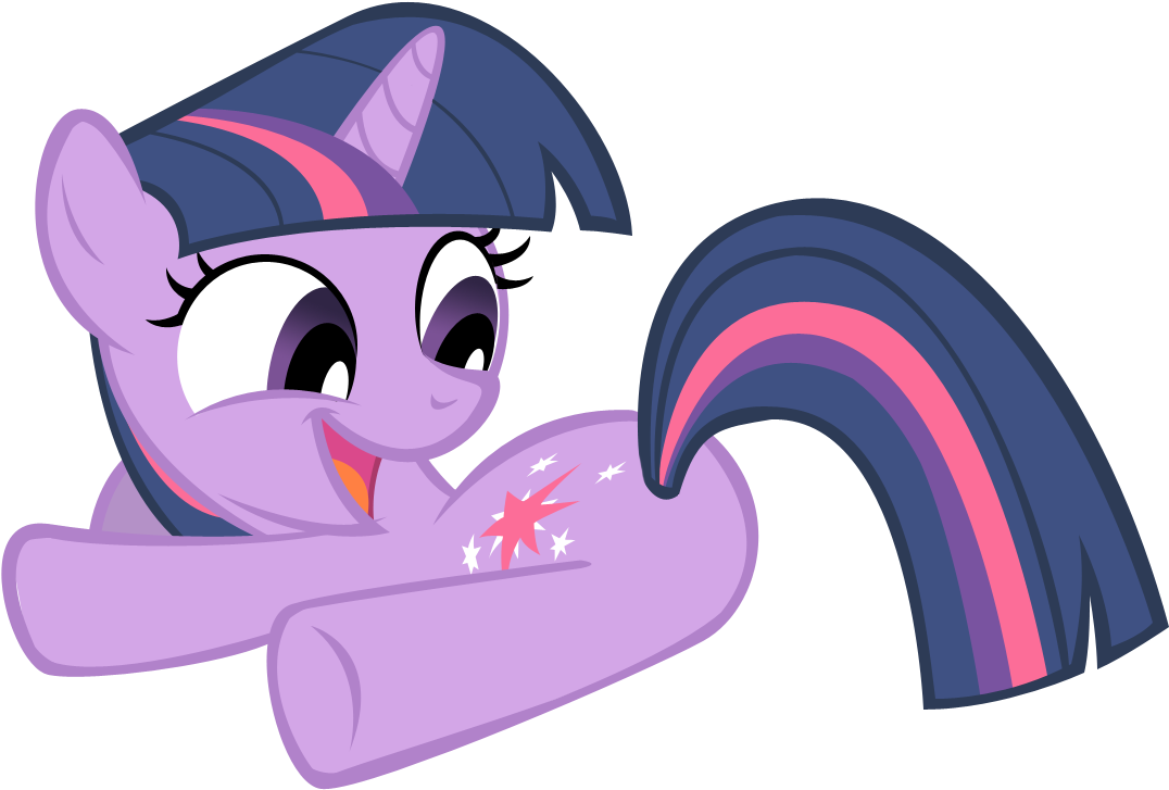 Twilight Sparkle Happy Expression PNG Image