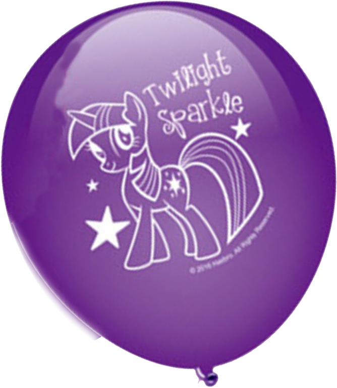 Twilight Sparkle My Little Pony Balloon PNG Image